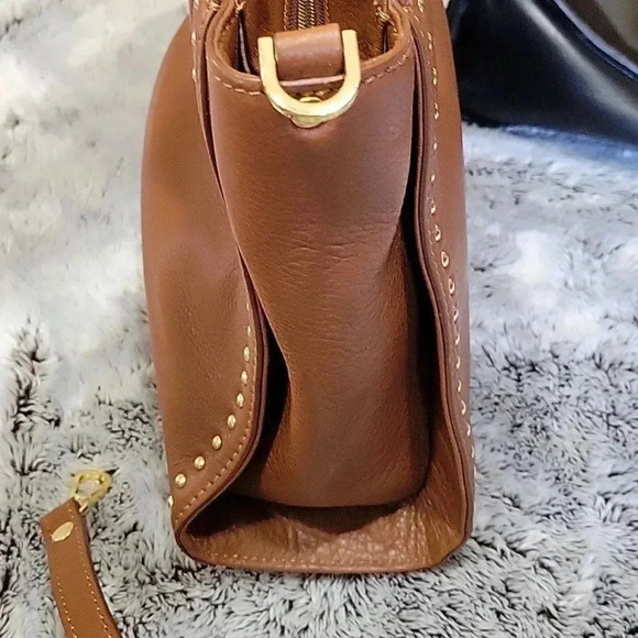 Brown satchel handbag purse - Picture 3 of 5